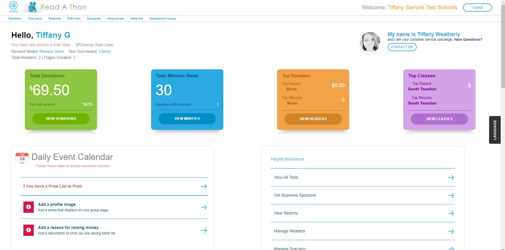 Admin Dashboard