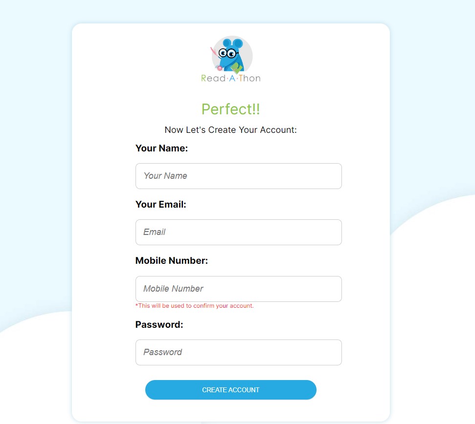Create Account