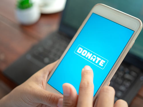 Using Phone to Donate